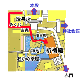 十日戎 祈祷殿マップ