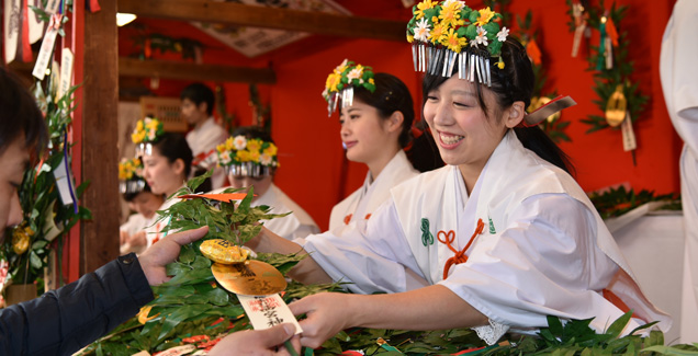 西宮神社十日えびす福笹授与所